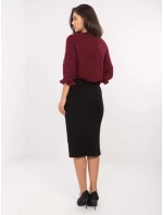 Sukňa D93020M50243A3 čierna