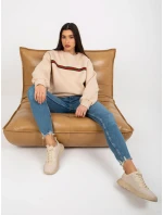 Dámska mikina EM BL 760.01 béžová - FPrice