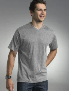 Pánske tričko M V-NECK 22155 - Promostars