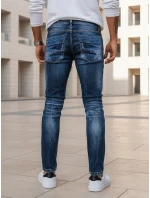 Pánske modré džínsové nohavice FashionStreet UX3948 Pánske modré džínsové nohavice FashionStreet UX3948
