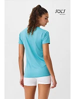 SOL'S Sprint Unisex športové tričko z piké 25.2995 aqua SOL'S Sprint Unisex športové tričko z piké 25.2995 aqua