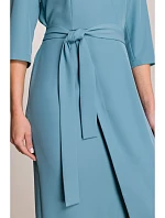 Šaty S396 tyrkysovo modré - Stylove