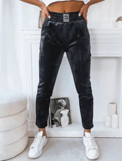 Dámske tepláky BRENDA tmavo šedé FashionStreet UY1755