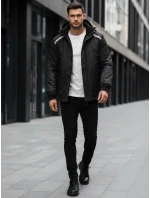 Pánska lyžiarska bunda čierna FashionStreet TX5127 Pánska lyžiarska bunda čierna FashionStreet TX5127