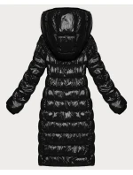 Lesklá prešívaná bunda do pása Libland Black (LD-7778) Lesklá prešívaná bunda do pása Libland Black (LD-7778)