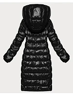 Lesklá prešívaná bunda do pása Libland Black (LD-7778) Lesklá prešívaná bunda do pása Libland Black (LD-7778)
