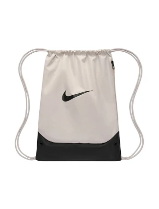Taška na obuv Nike Brasilia svetlo šedá a čierna IB4409 072 Taška na obuv Nike Brasilia svetlo šedá a čierna IB4409 072