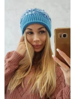 Bublinková čiapočka K219 modrá