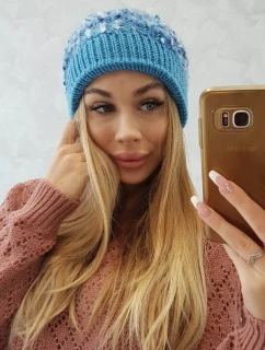 Bublinková čiapočka K219 modrá