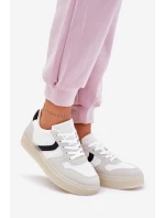 Dámske tenisky s nízkou platformou Biela Telmira Dámske tenisky s nízkou platformou Biela Telmira