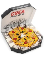 Pánske ponožky Pizza Multicolour - Crea Socks Pánske ponožky Pizza Multicolour - Crea Socks