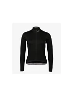 Cyklistické tričko POC W's Thermal Lite LS Jersey, čierne