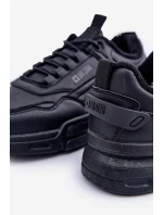 Ocieplane Męskie Sneakersy Big Star OO174584 HI-POLY SYSTEM Czarne