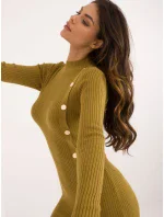 Šaty AT SK 2345 2.32 olivovo zelená