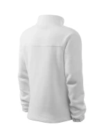 Bunda fleece dámska biela