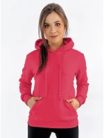 Dámska mikina s kapucňou BASIC pink BY1164