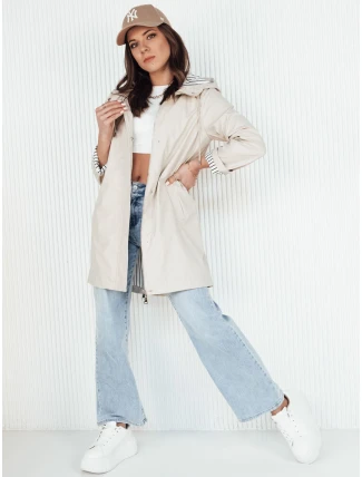 Dámska prechodná bunda KELION beige FashionStreet TY4152 Dámska prechodná bunda KELION beige FashionStreet TY4152