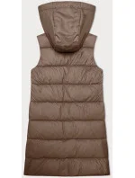 Dámska vesta S'West Dark Beige Quilted Down (B8223-12)