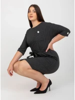 Dámske šaty LK SK 507724 tmavo šedé