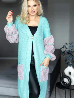 Sveter na zapínanie model 171310 PeeKaBoo