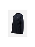 Tričko Peak Performance M Delta Ls Tee, čierne