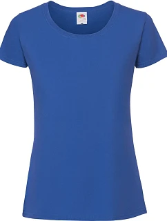 Fruit of the Loom Lady-Fit Iconic 195 T Dámske tričko z hrubej bavlny 16.1424 kráľovská modrá
