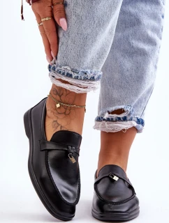 Klasyczne Mokasyny Damskie Czarne Cortez