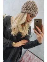 Čiapka K156 svetlo hnedá