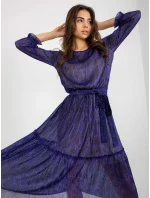 LK SK 507532 šaty.17P tmavo modrá