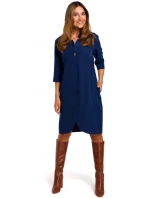 S189 Blejzrové šaty - čierne