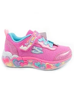 Skechers S Lights LED Detské športové topánky na suchý zips pre dievčatá