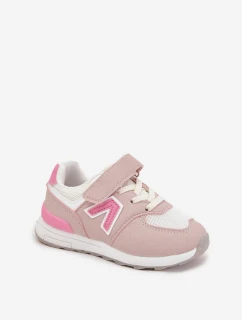 Dětské sportovní tenisky na suchý zip růžové Galisse