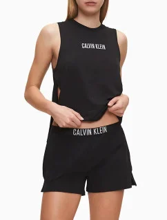 Dámske kraťasy KW0KW01007-BEH čierna - Calvin Klein