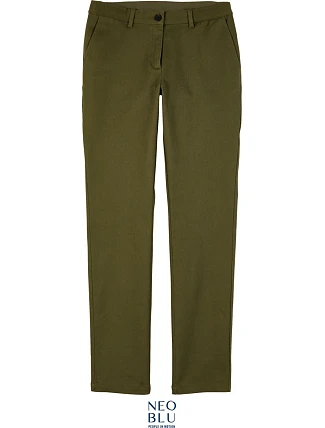 NEOBLU Gustave Women Dámske chino nohavice 24.3179 tmavá khaki NEOBLU Gustave Women Dámske chino nohavice 24.3179 tmavá khaki