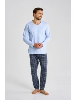 3477 PÁNSKE DLHÉ PYŽAMO MARK 5XL-6XL