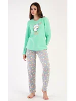 Dámske pyžamo dlhé Mačiatko Dámske pyžamo dlhé Mačiatko