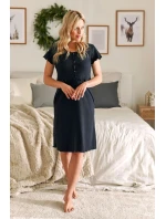 Dámske tehotenské tričko 4543 čierne - Doctornap