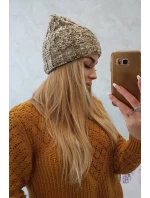 Dámska čiapka Eliza K205 cappuccino+light khaki