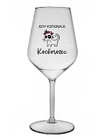 I AM A CAT. COCCORROW - číry nerozbitný pohár na víno 470 ml
