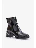 Topánky na podpätku model 201018 Krok vo veľkom štýle Topánky na podpätku model 201018 Krok vo veľkom štýle