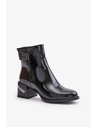 Topánky na podpätku model 201018 Krok vo veľkom štýle Topánky na podpätku model 201018 Krok vo veľkom štýle