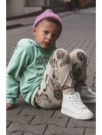 Dziecięce Wysokie Trampki Na Suwak Big Star KK374227 Białe