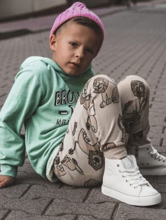Detské vysoké tenisky so zipsom Big Star KK374227 White