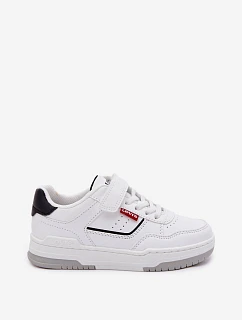 Detské tenisky na suchý zips LEVI'S JOHN SE VJOH0012S White