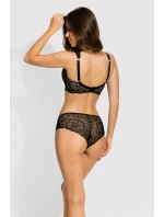Dámska podprsenka JULIA BRALETTE 19185 Black with beige - Mediolano