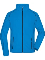 Daiber JN 597 Pánska štruktúrovaná fleecová bunda 02.0597 aqua/navy Daiber JN 597 Pánska štruktúrovaná fleecová bunda 02.0597 aqua/navy