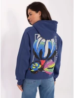 Mikina D10600BK02784A tmavomodrá