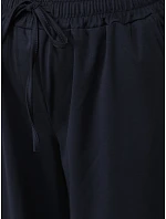 Dámske joggerové nohavice s gumou v páse, tmavomodré, FashionStreet UY3166 Dámske joggerové nohavice s gumou v páse, tmavomodré, FashionStreet UY3166