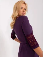 Dámske šaty LK SK 507310.21P Tmavo fialová - FPrice