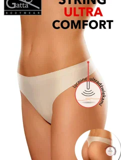 Dámske tangá 1589s ultra comfort beige - GATTA